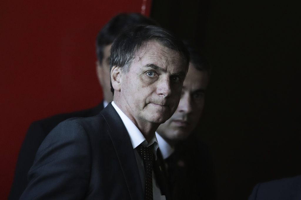 Brasiliens president Jair Bolsonaro. Brasiliens president Jair Bolsonaro.